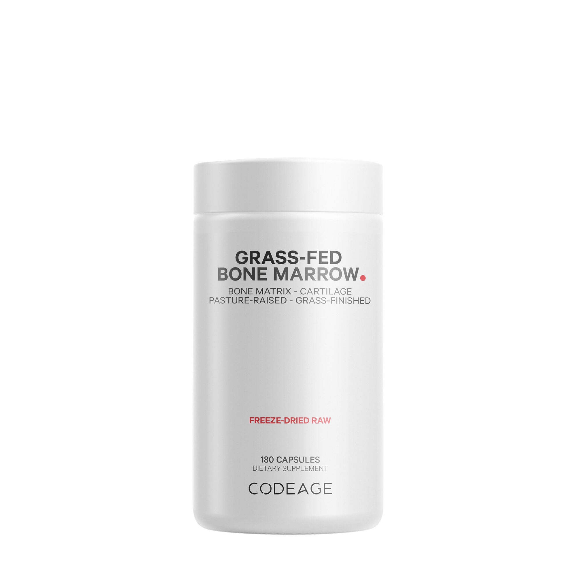 Codeage Grass-Fed Bone Marrow - 3000 Mg Extract 180 Capsules (30 Servings)